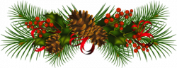 christmas Transparent Background | Christmas Pine Cones Transparent ...