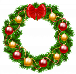 Christmas Wreath PNG Clipart Image | Gallery Yopriceville - High ...