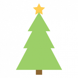 Christmas tree flat icon 63 - Transparent PNG & SVG vector