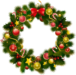 Christmas Wreath Photo Frame | Christmas❆ClipArt, PNG, Background ...