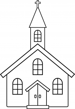 Free church clipart black and white clip art - ClipartPost