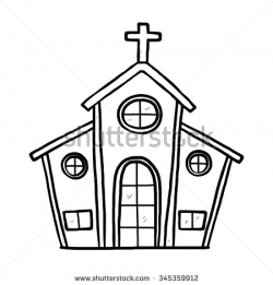 church clipart black and white 4 | Clipart Station