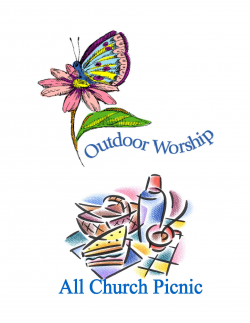 Outdoor Church Service Clipart