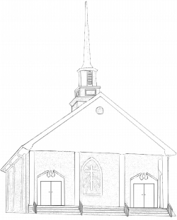 Clipart - Country Church