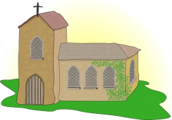 Country Church clip art Free vector in Open office drawing svg ...