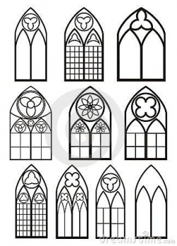 Windows in gothic style by Irop, via Dreamstime | Hobbies: Church ...