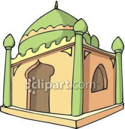 A Muslim Mosque - Royalty Free Clipart Picture