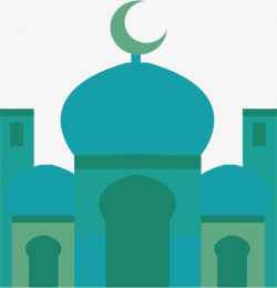 Islamic Church, Vector Png, Green Church, Islamism PNG and Vector ...