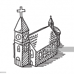 Simple Church Drawing at GetDrawings.com | Free for personal use ...