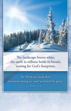 Winter Christian Bulletin Clipart
