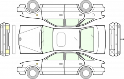 Automobile Body Car Cutout Flat transparent image | Automobile ...
