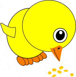 Image for Chick Eating Animal Clip Art | Animal Clip Art Free ...