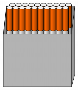Clipart - Box of 20 cigarettes