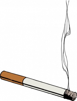Cigarette clipart lit - Pencil and in color cigarette clipart lit