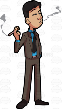Man smoking cigarette clipart 4 » Clipart Station