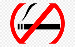 No Smoking Clipart Cigarette - Smoking Sign - Png Download ...