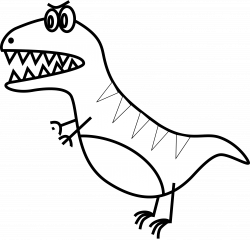 T Rex PNG Black And White Transparent T Rex Black And White.PNG ...