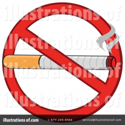 Cigarette Clipart #1402685 - Illustration by Hit Toon