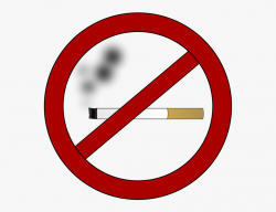 Cigarette Clipart Coloring Page - Safety Signs No Smoking ...