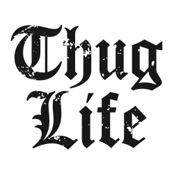Thug Life PNG Transparent Images Glasses, Joint, Text, Chain, Hat ...
