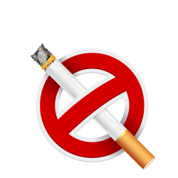 Smoking ban Sign Smoking cessation - Creative quitting smoking logo ...