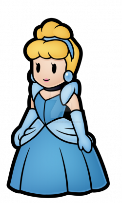 Paper Mario Disney Cinderella by Decapitated-Kittens on DeviantArt