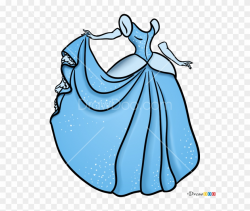 Cinderella Drawing Cindrella - Cinderella Dress Transparent ...