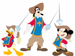 Image - Mickey Donald Goofy The Three Musketeers Toystoryfan artwork ...