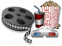Movie Theater Items Clip Art at Clker.com - vector clip art online ...