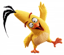 The Angry Birds Movie Chuck Transparent PNG Image | Angry Birds ...