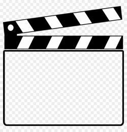 Movies Clipart Clap - Clip Art Clapper Board, HD Png ...