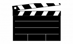Clapperboard Clipart Scroll - Movie Clapper Board Clip Art ...