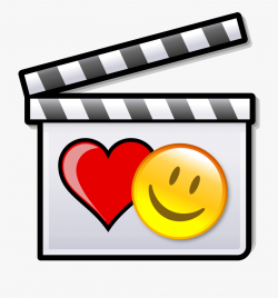 Romantic Comedy Film Clapperboard - Romantic Films Clipart ...