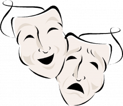 28+ Collection of Theatre Mask Drawing | High quality, free cliparts ...