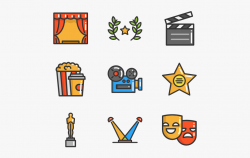Movie Theater Icon - Water Park Icons Png #554831 - Free ...