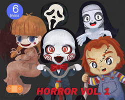 Horror Clipart 1-Halloween Clipart- Horror illustration ...