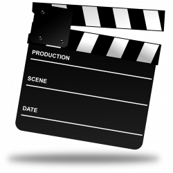 Clipart - Movie Clapper Board