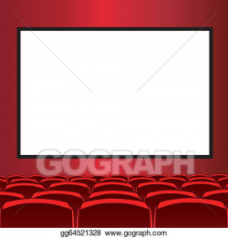 Vector Art - Red room cinema. Clipart Drawing gg64521328 ...