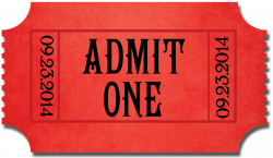 PNG Tickets Admit One Transparent Tickets Admit One.PNG Images ...