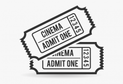 Collection Of Movie Ticket Black And - Movie Ticket Coloring ...