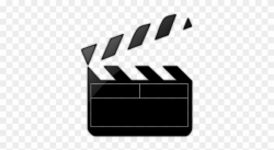 Clapperboard Clipart Movie Trailer - Film Icon Red Png ...