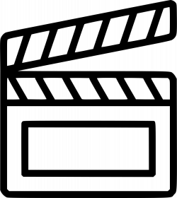 Video Film Clapper Media Movie Cinema Director Svg Png Icon Free ...