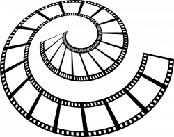 film reel clipart black and white - HubPicture