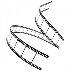 camera film roll clip art | Stock image of '3D film strip ...