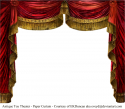 Paper Theater Curtain - Ruby by EKDuncan ~EveyD at deviantART. A ...