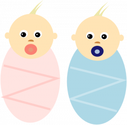 Twin Babies Clip Art at Clker.com - vector clip art online, royalty ...
