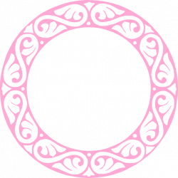 Pink Ornamental Circle Clip Art at Clker.com - vector clip art ...