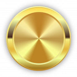 Clipart - Round Golden Badge