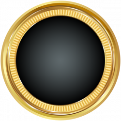 Seal Badge Gold Black PNG Clip Art Image | Pita | Pinterest | Art ...