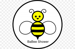 Baby Bee clipart - Bee, Circle, transparent clip art